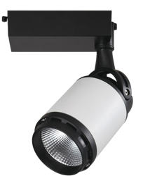Spot pour système de rails LED 25W noir/blanc 3000K Tracklights-Black-White Body VT-4528 1335 V-TAC