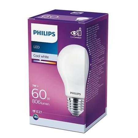 Ampoule LED A60 E27 7W 4000K 806lm Philips