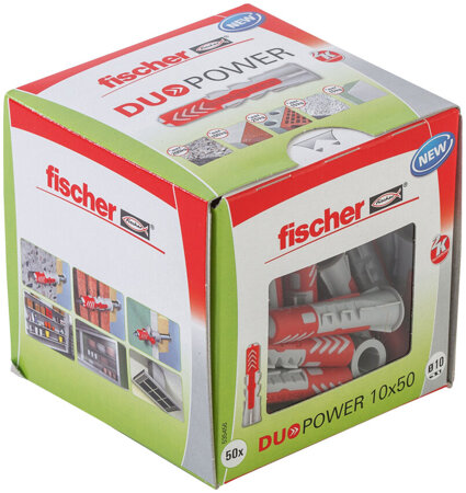 Fischer DuoPower 10 x 50 LD Boulon d'expansion de 50 pièces